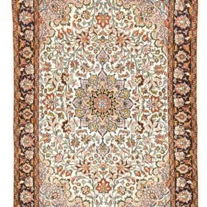 Persisk teppe - klassisk - 187 x 124 cm - flerfarget