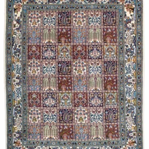 Persisk teppe - klassisk - 196 x 148 cm - lyseblå