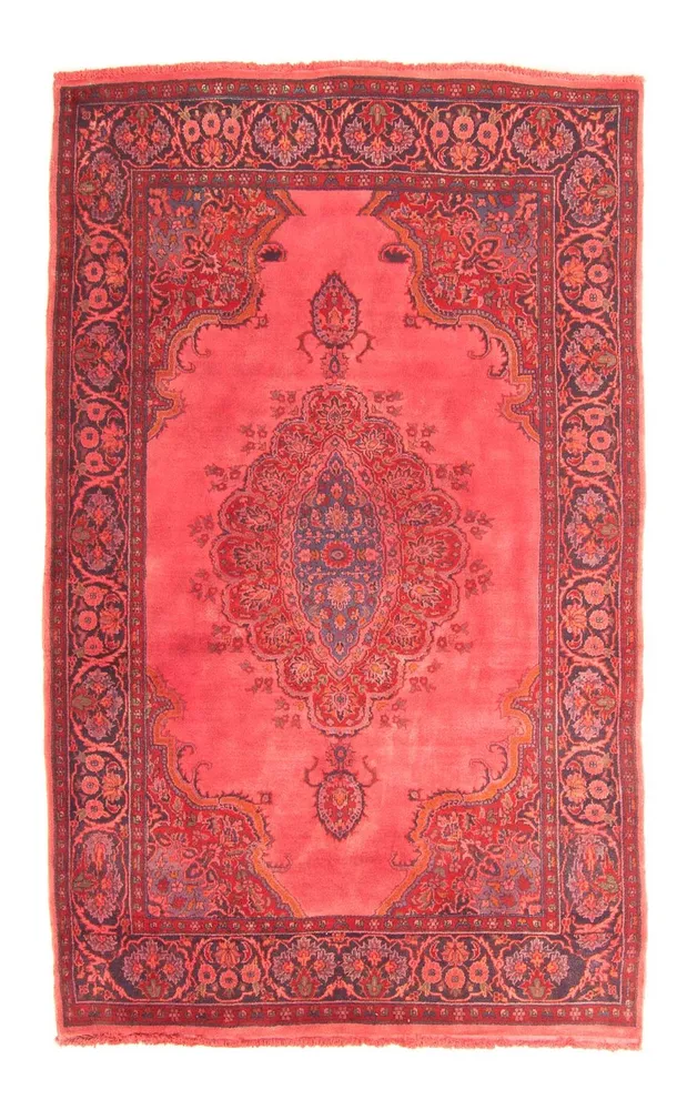 Persisk teppe - klassisk - 197 x 126 cm - lys rød