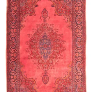 Persisk teppe - klassisk - 197 x 126 cm - lys rød