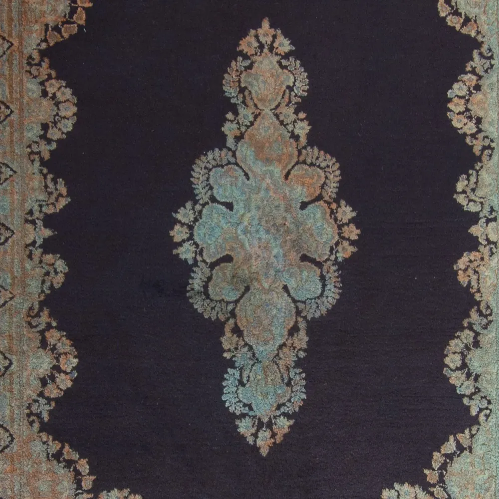 Persisk teppe - klassisk - 199 x 151 cm - mørkeblå
