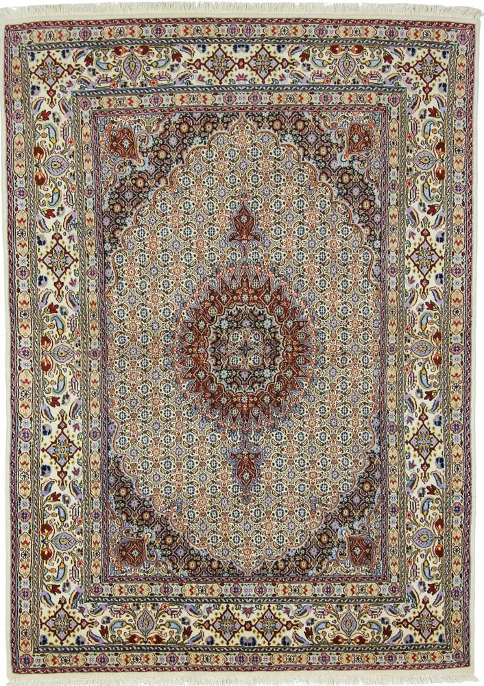 Persisk teppe - klassisk - 202 x 146 cm - sand