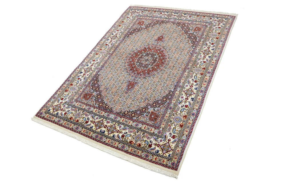Persisk teppe - klassisk - 202 x 146 cm - sand