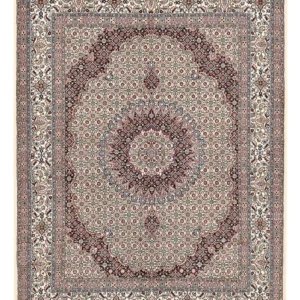 Persisk teppe - klassisk - 202 x 149 cm - lysebrun