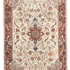 Persisk teppe - klassisk - 205 x 130 cm - beige