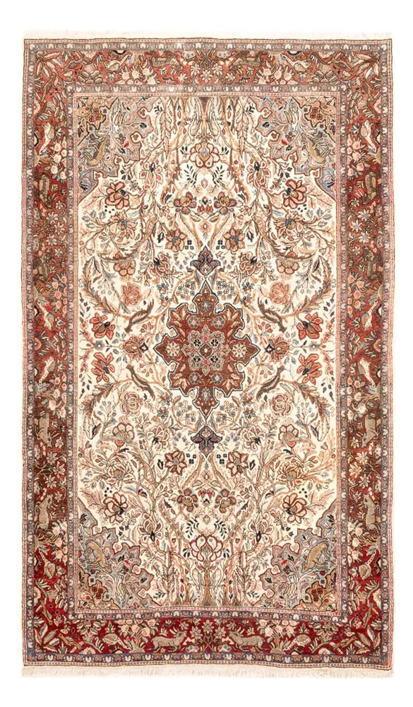 Persisk teppe - klassisk - 205 x 130 cm - lys rød