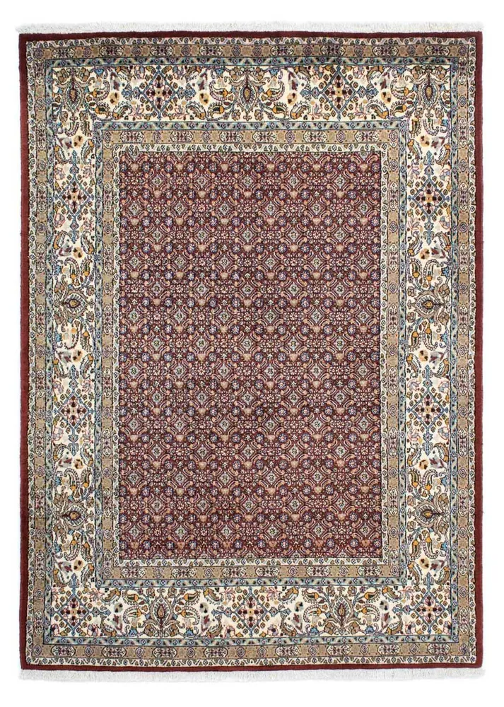 Persisk teppe - klassisk - 205 x 145 cm - mørk rød