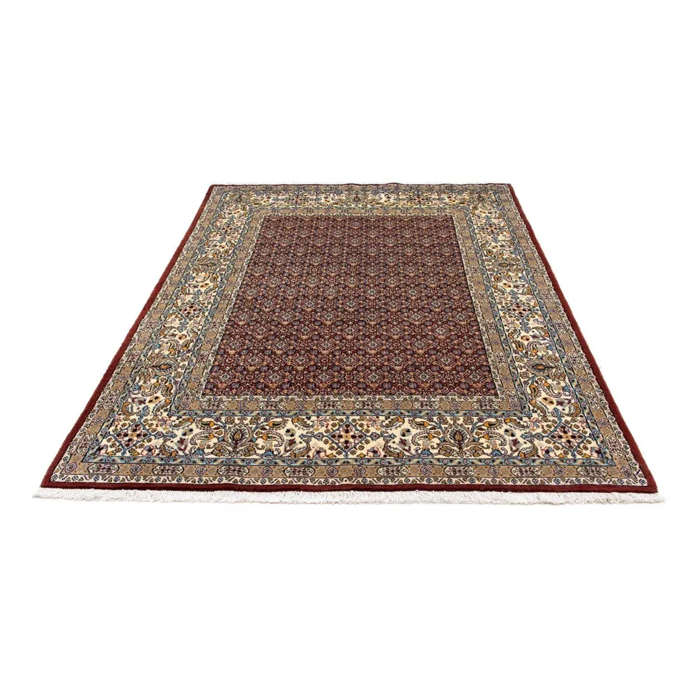 Persisk teppe - klassisk - 205 x 145 cm - mørk rød