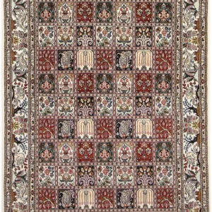 Persisk teppe - klassisk - 205 x 146 cm - mørk beige