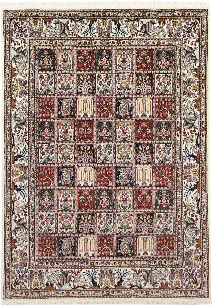 Persisk teppe - klassisk - 205 x 146 cm - mørk beige