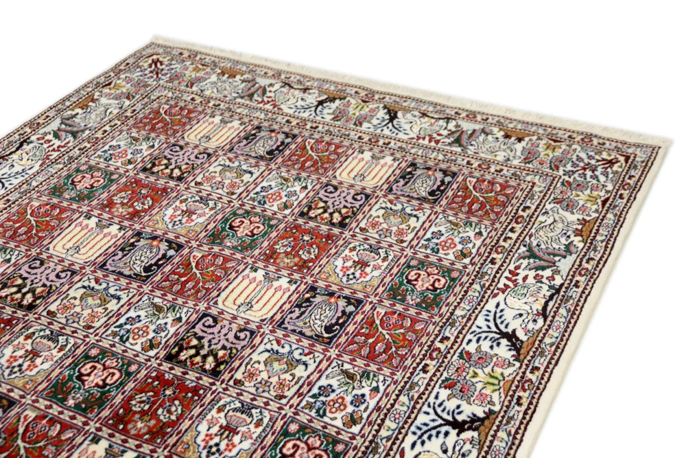 Persisk teppe - klassisk - 205 x 146 cm - mørk beige