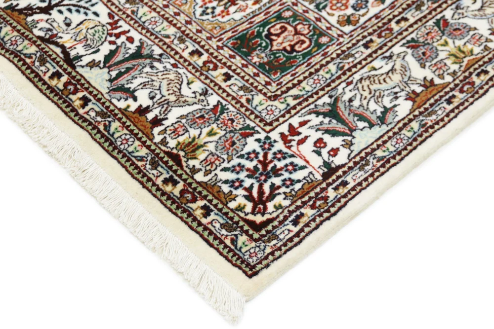 Persisk teppe - klassisk - 205 x 146 cm - mørk beige