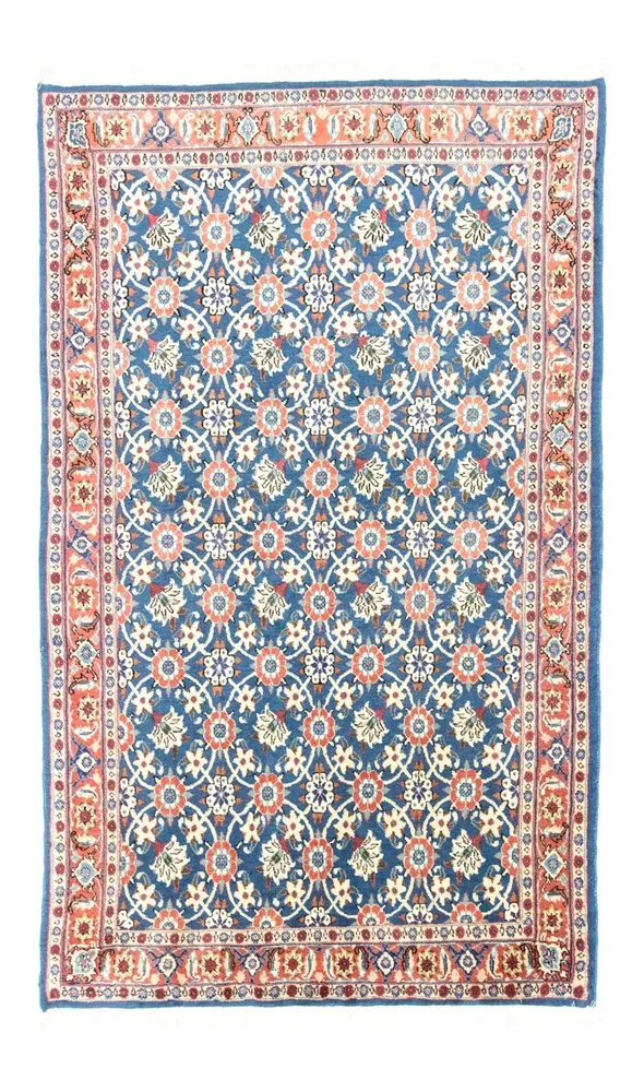 Persisk teppe - klassisk - 206 x 123 cm - blå