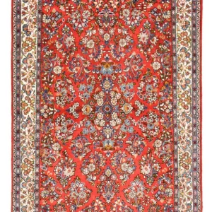 Persisk teppe - klassisk - 207 x 127 cm - rød