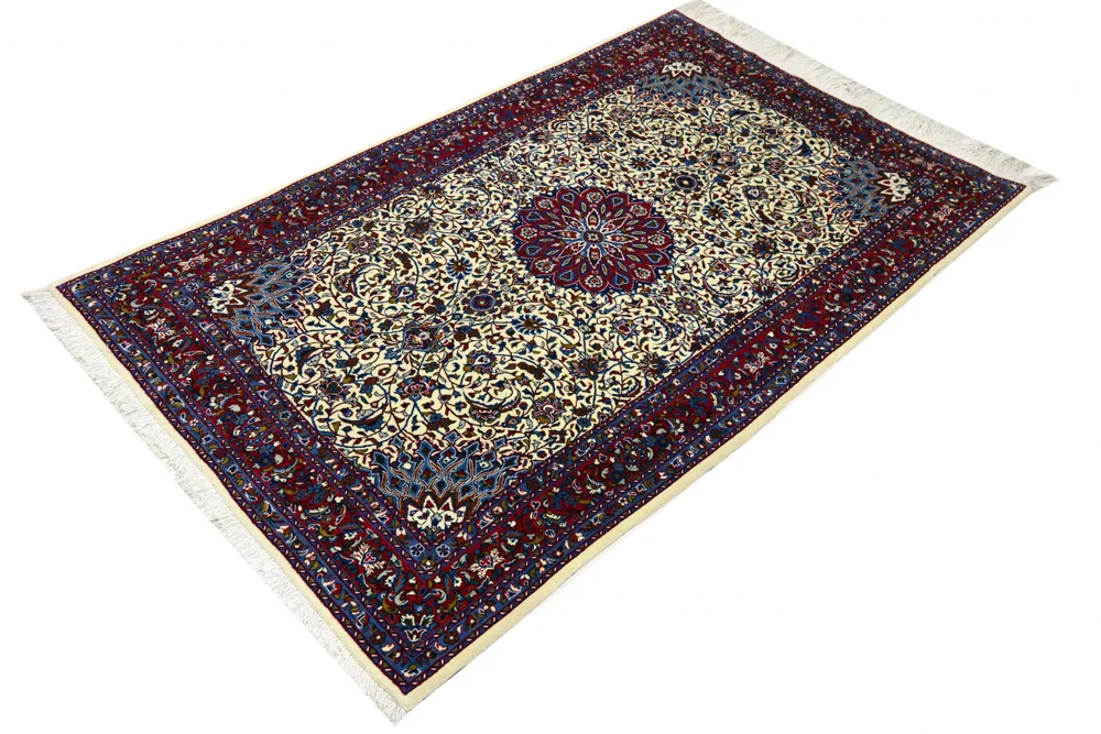 Persisk teppe - klassisk - 207 x 130 cm - sand