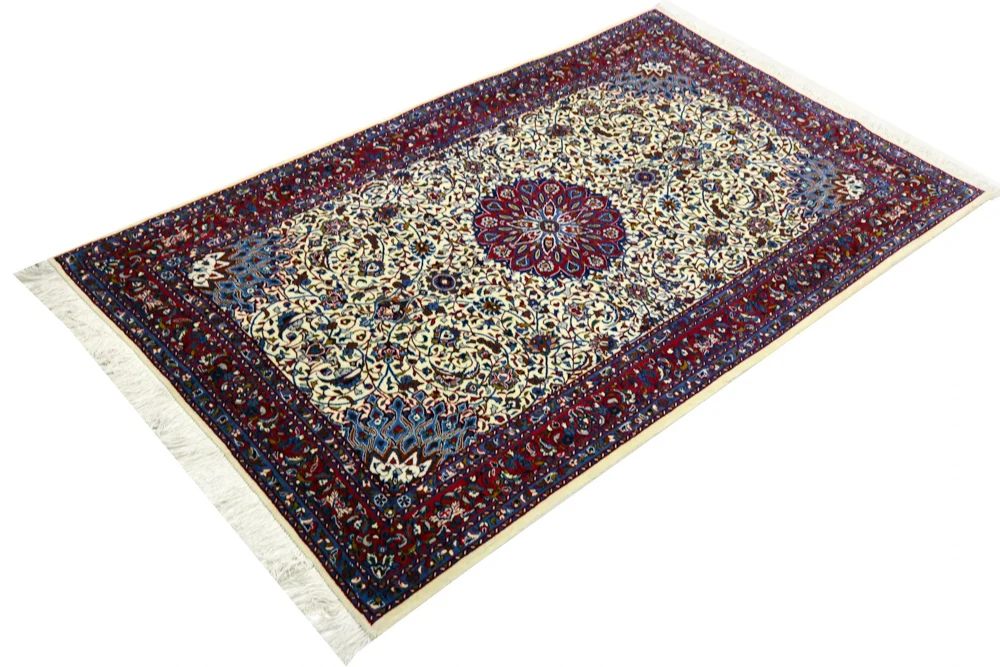 Persisk teppe - klassisk - 207 x 130 cm - sand
