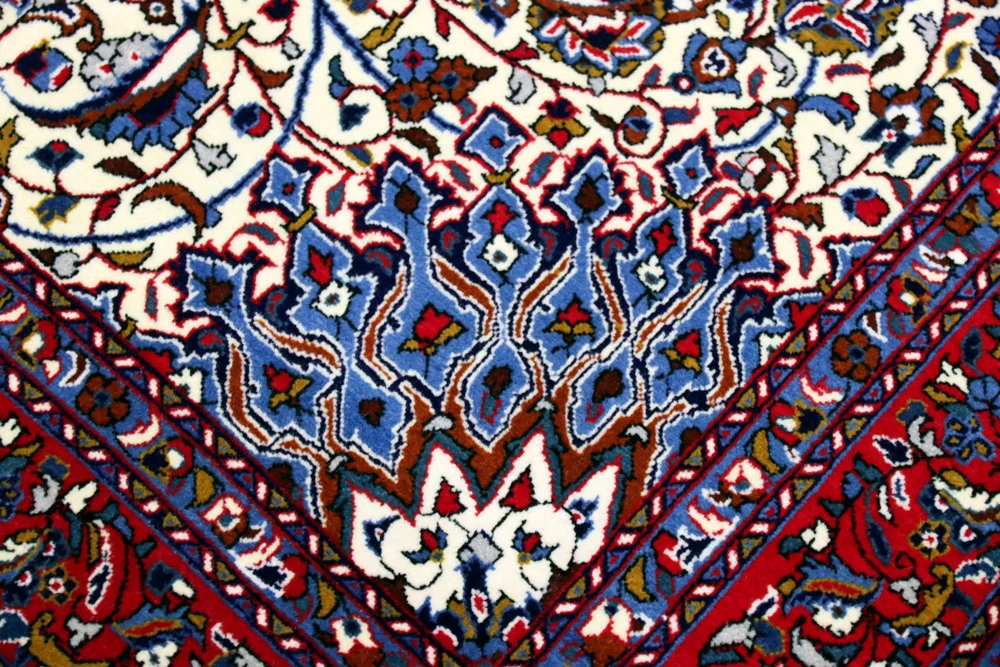 Persisk teppe - klassisk - 207 x 130 cm - sand