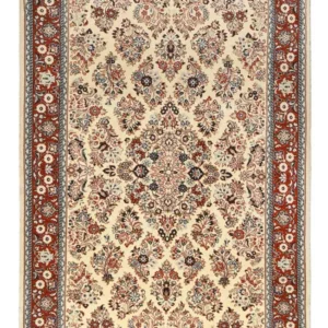 Persisk teppe - klassisk - 208 x 134 cm - krem