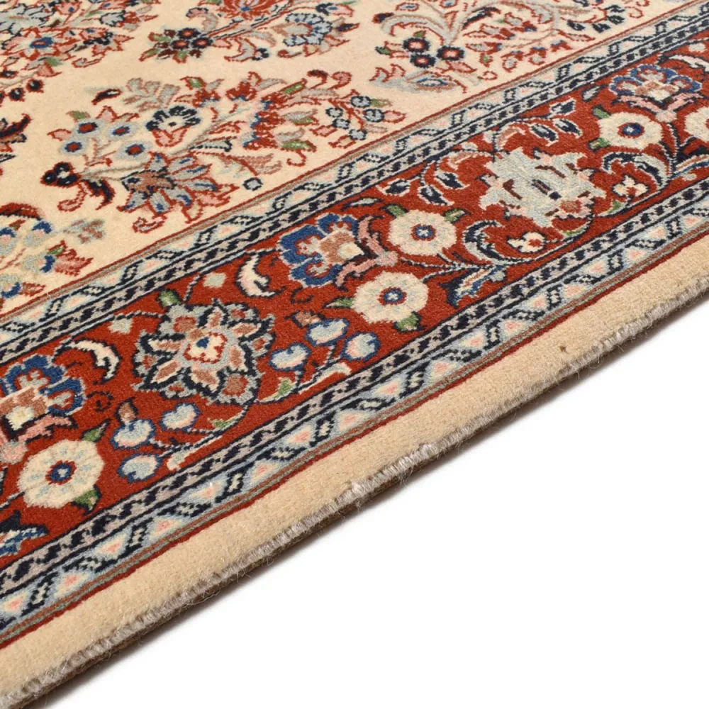 Persisk teppe - klassisk - 208 x 134 cm - krem