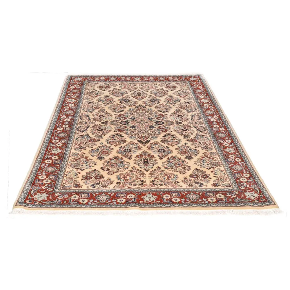 Persisk teppe - klassisk - 208 x 134 cm - krem
