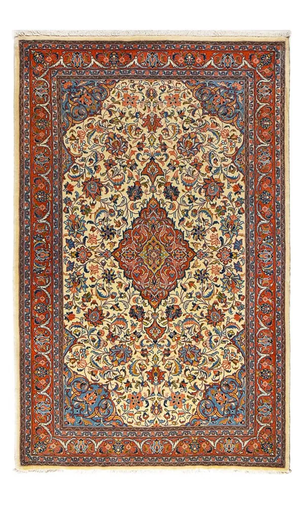 Persisk teppe - klassisk - 215 x 132 cm - sand