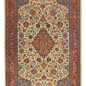Persisk teppe - klassisk - 215 x 132 cm - sand