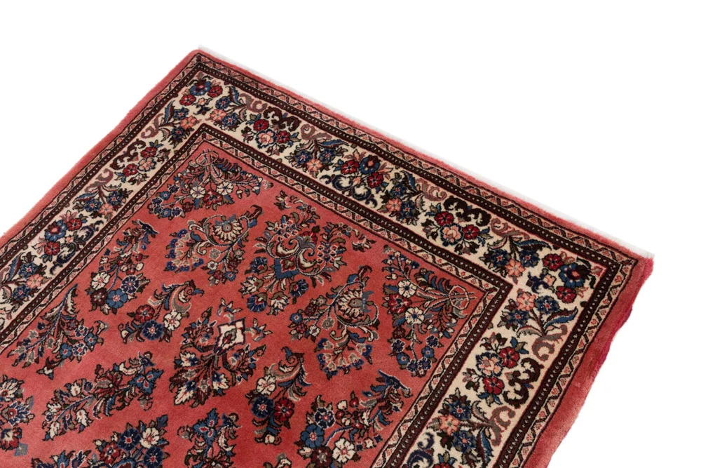 Persisk teppe - klassisk - 215 x 135 cm - lys rød
