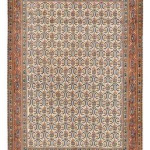 Persisk teppe - klassisk - 218 x 158 cm - sand