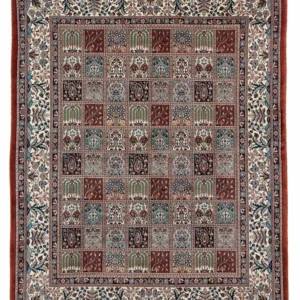 Persisk teppe - klassisk - 229 x 178 cm - flerfarget