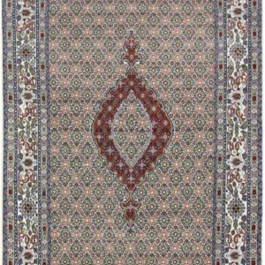 Persisk teppe - klassisk - 230 x 161 cm - mørk beige