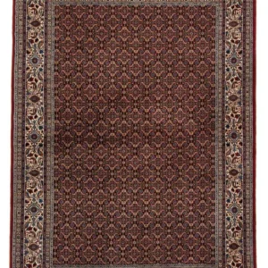 Persisk teppe - klassisk - 231 x 168 cm - mørk rød