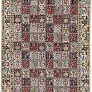 Persisk teppe - klassisk - 237 x 163 cm - mørk beige