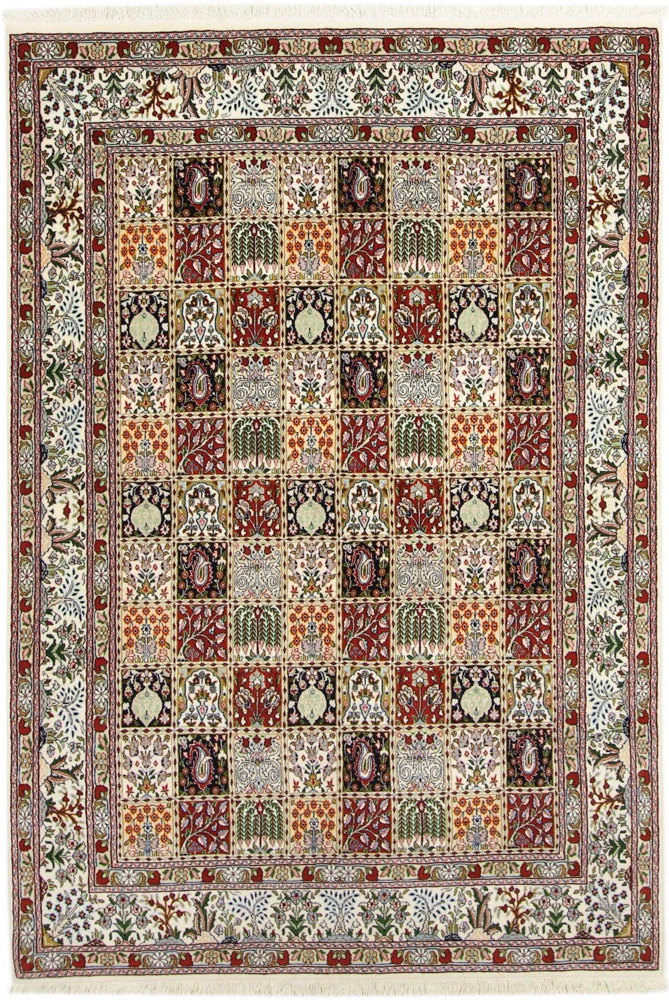 Persisk teppe - klassisk - 238 x 163 cm - mørk beige