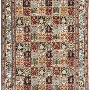 Persisk teppe - klassisk - 238 x 163 cm - mørk beige