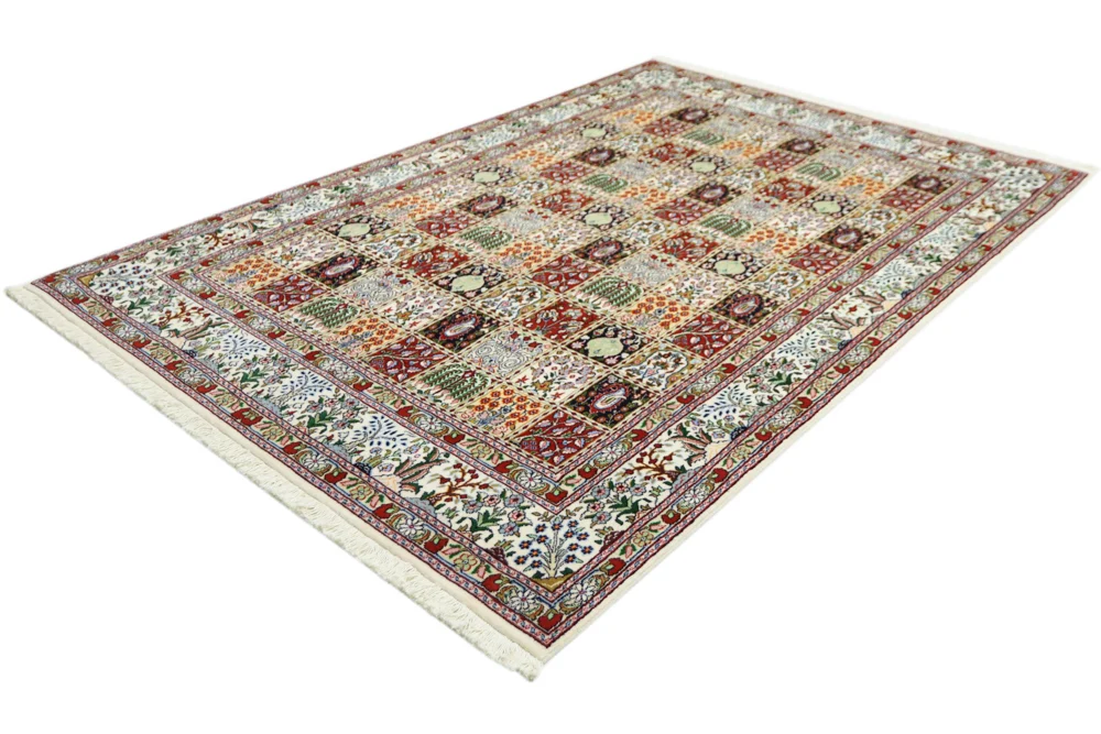 Persisk teppe - klassisk - 238 x 163 cm - mørk beige
