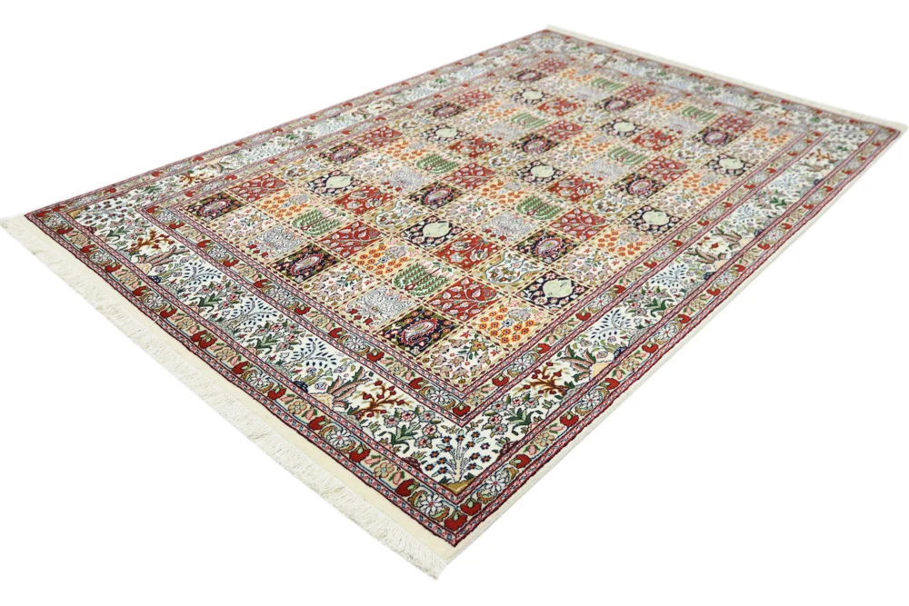 Persisk teppe - klassisk - 238 x 163 cm - mørk beige