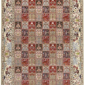 Persisk teppe - klassisk - 238 x 166 cm - mørk beige