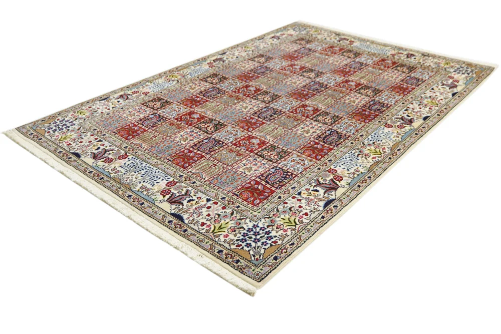 Persisk teppe - klassisk - 238 x 166 cm - mørk beige