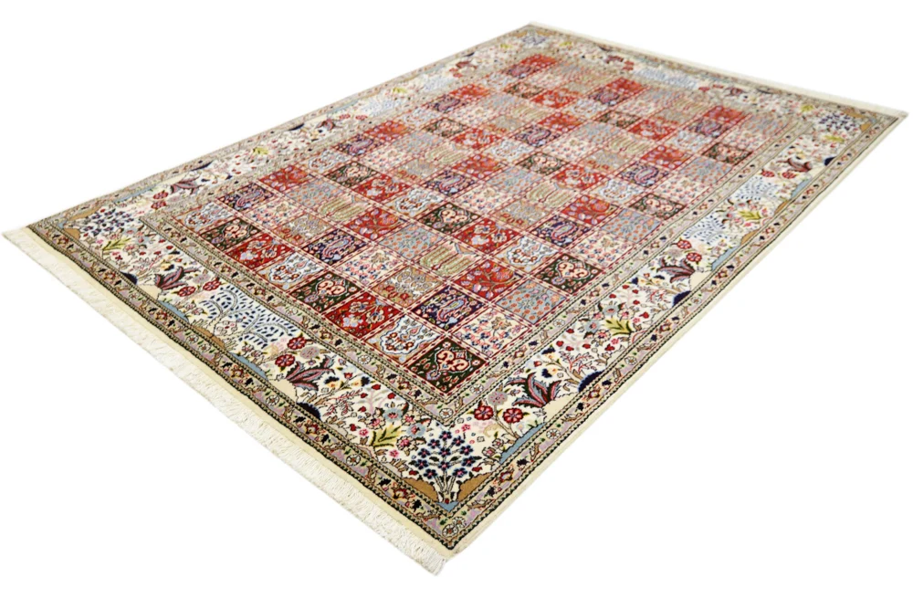 Persisk teppe - klassisk - 238 x 166 cm - mørk beige