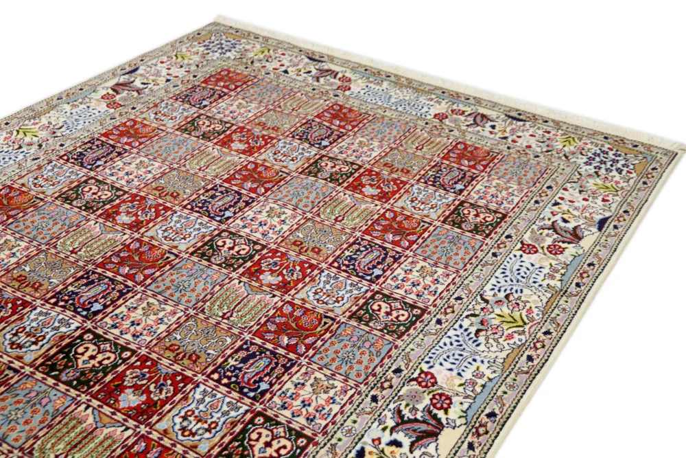 Persisk teppe - klassisk - 238 x 166 cm - mørk beige