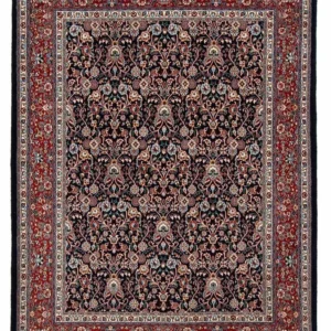 Persisk teppe - klassisk - 239 x 181 cm - mørkeblå