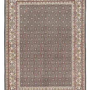 Persisk teppe - klassisk - 240 x 165 cm - lysebrun