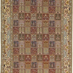 Persisk teppe - klassisk - 240 x 165 cm - mørk beige