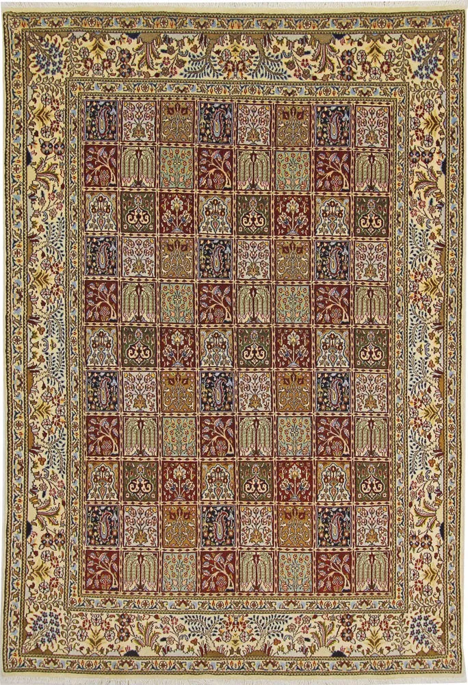 Persisk teppe - klassisk - 240 x 165 cm - mørk beige