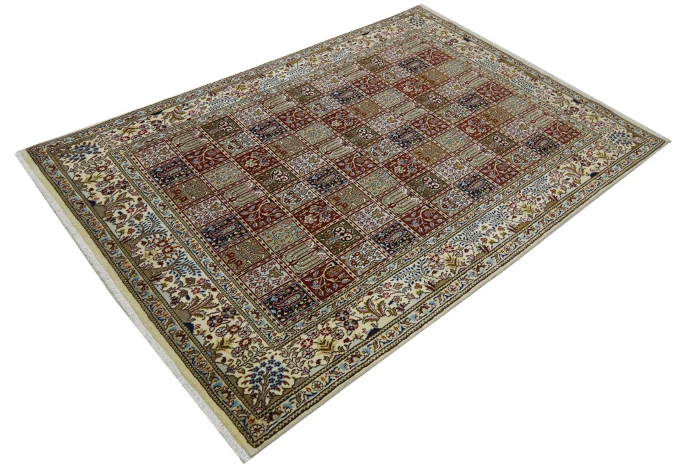 Persisk teppe - klassisk - 240 x 165 cm - mørk beige