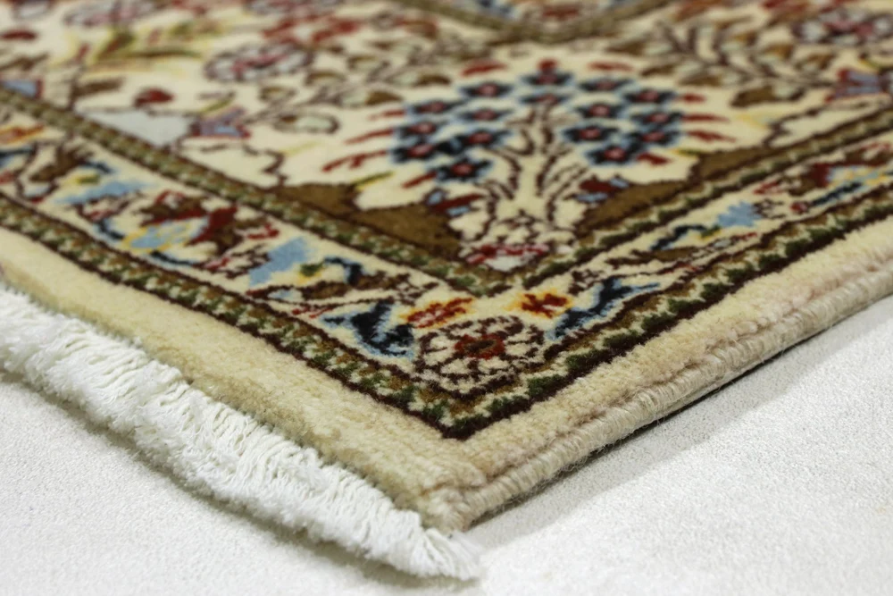Persisk teppe - klassisk - 240 x 165 cm - mørk beige