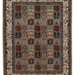 Persisk teppe - klassisk - 241 x 181 cm - flerfarget