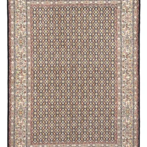 Persisk teppe - klassisk - 243 x 165 cm - lysebrun