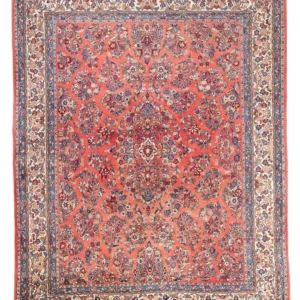 Persisk teppe - klassisk - 254 x 203 cm - laks