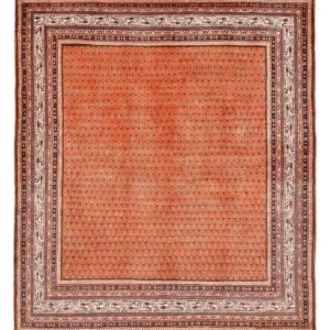 Persisk teppe - klassisk - 261 x 228 cm - oransje